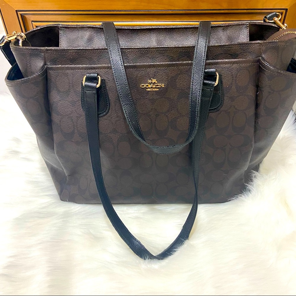 Coach Brown Baby Bag purse